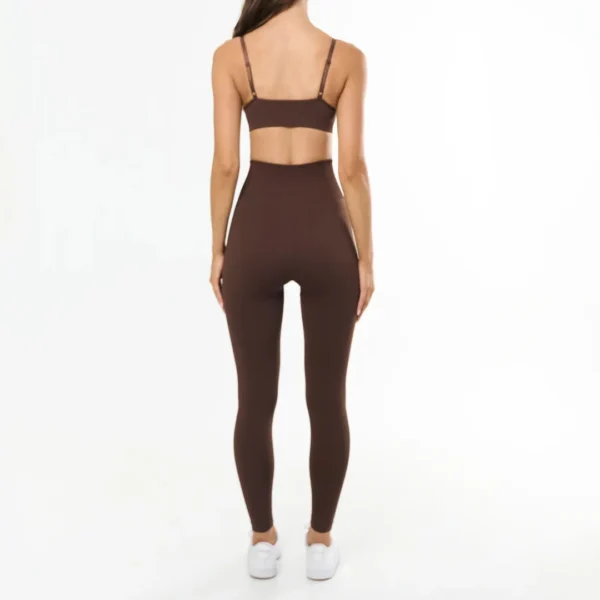Dark Brown Yoga Wear - Image 3