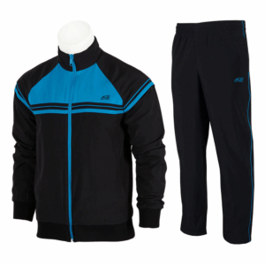Black & Sky Blue Tracksuit