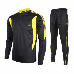 Black and Yellow Color Tracksuit