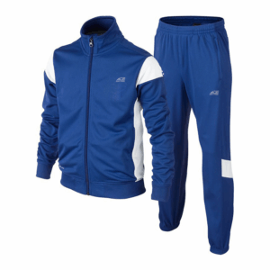 Blue Jersey With White Accent And Blue Trouser