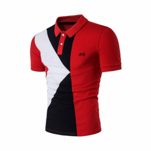 Red and Black Polo Shirt