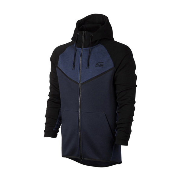 Black & Navy Blue Hoodie