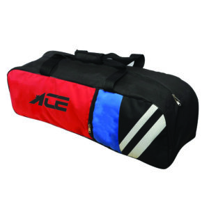 Black Bag With Red Blue And White Color