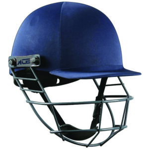 Blue Helmet With Grey Cover