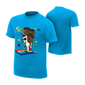 Blue Character Graphic T Shirt