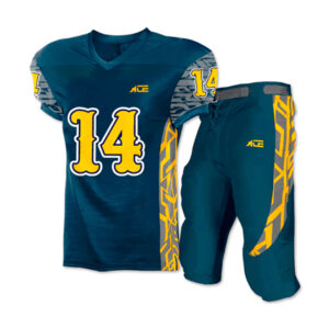 Teal & Yellow Jersey With Pant