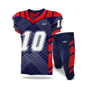 Navy Blue & Red Jersey With Pant