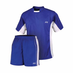 Dark Blue & White Shirt With Blue Short