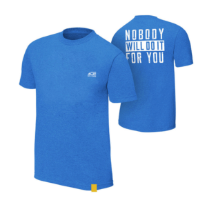 Blue Text T Shirt