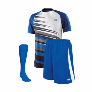 Blue White Striped Shirt With Short