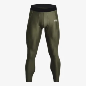 Dark Green Men Legging