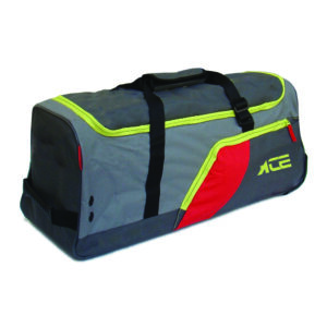 Gray Red Yellow Black Bag