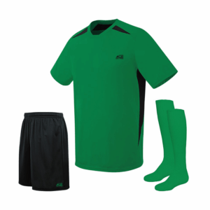 Green Shirt With Black Short