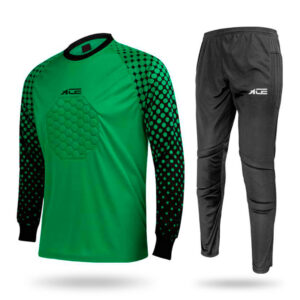 Dark Green Pattern Long Sleeve Shirt With Black Pant