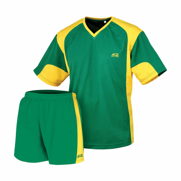 Green & Yellow Shirt With Short