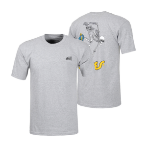Light Grey Graphic Polo Shirt