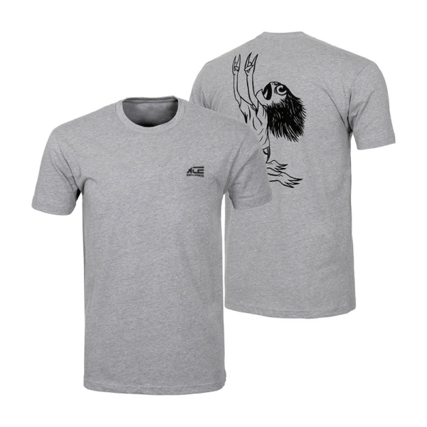 Grey Graphic T Shirt