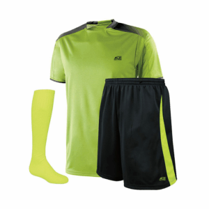 Parrot Green Shirt With Black Short