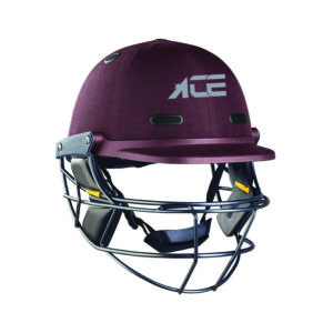 Marron Helmet With White Cover