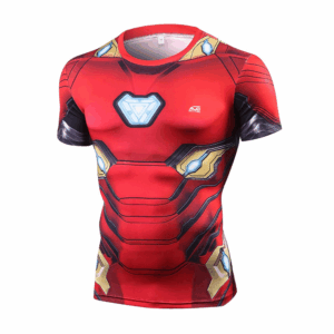 Red Heart Graphic Compression Shirt