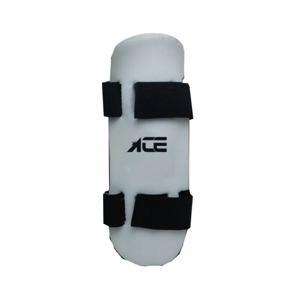 White With Black Elbow Pad
