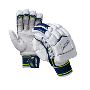 White Blue & Green Gloves