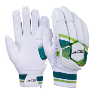 White Green & Blue Gloves