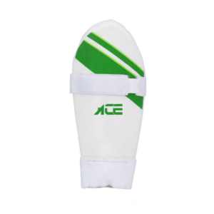 White With Green Elbow Pad
