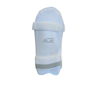 White With Light Grey Elbow Pad