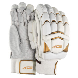 White & Gold Gloves