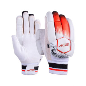 White Red & Black Gloves