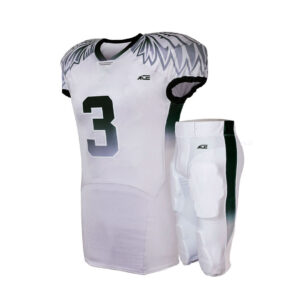White & Black Sided Jersey With Pant