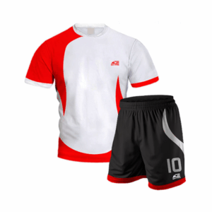 White Red Jersey Black Short