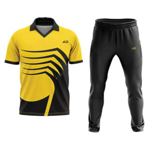 Yellow & Black Cricket Uniform